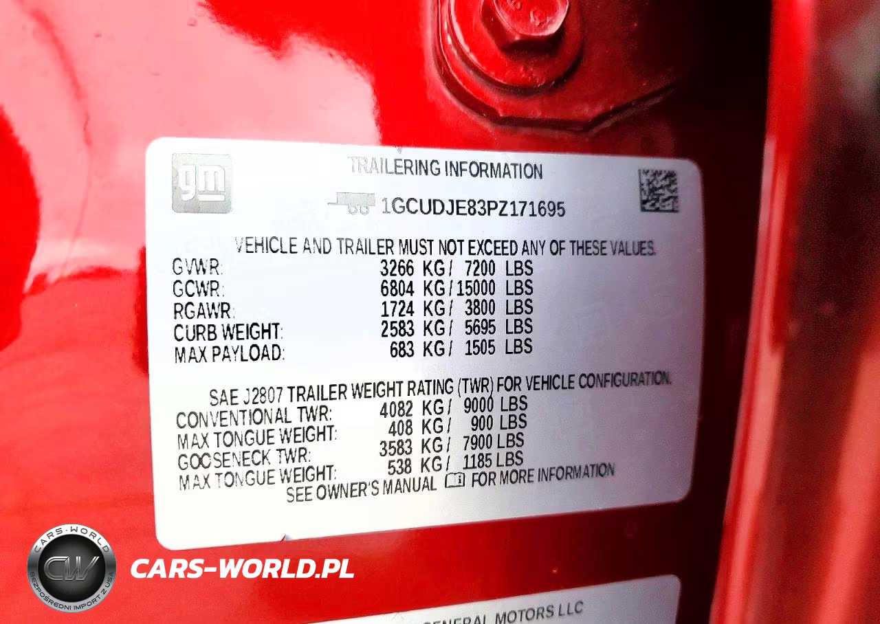 2023 Chevrolet Silverado K1500 High Country VIN:1GCUDJE83PZ171695 - 13