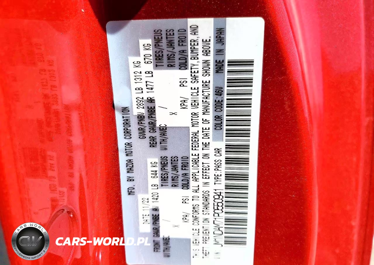 2023 Mazda Mx-5 Miata Grand Touring VIN:JM1NDAM71P0550941 - 12