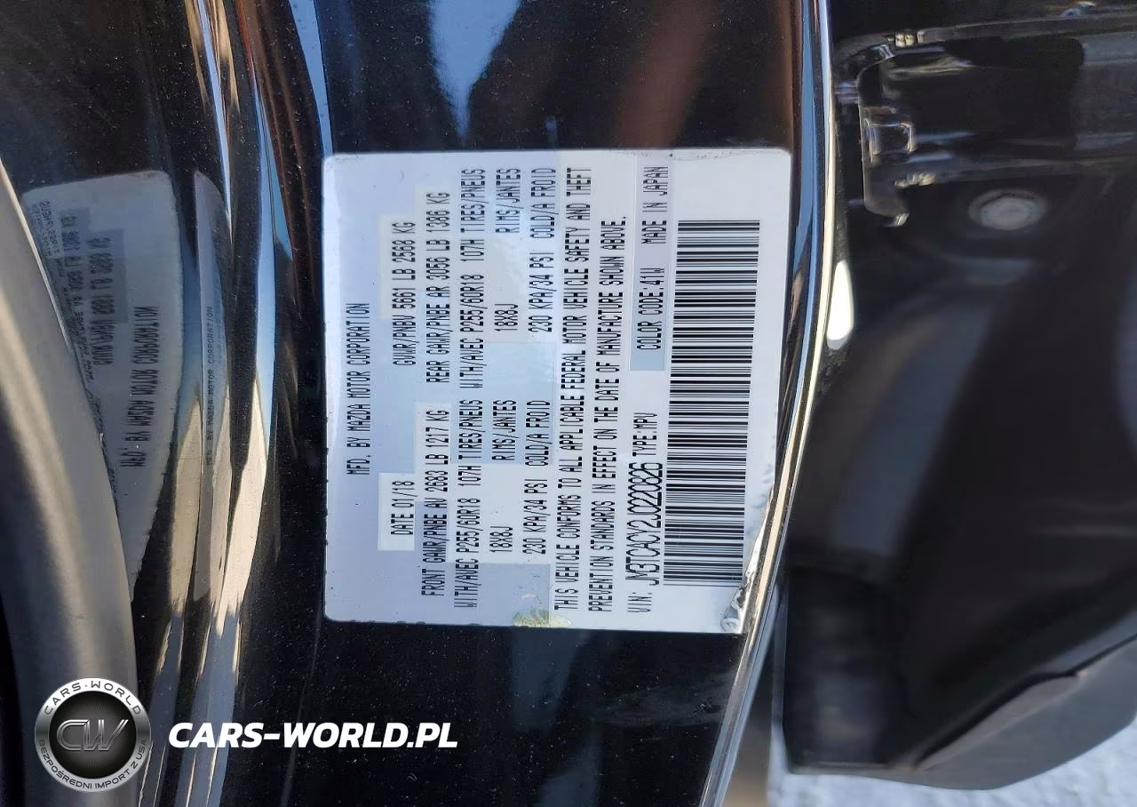2018 Mazda Cx-9 Touring VIN:JM3TCACY2J0220826 - 12