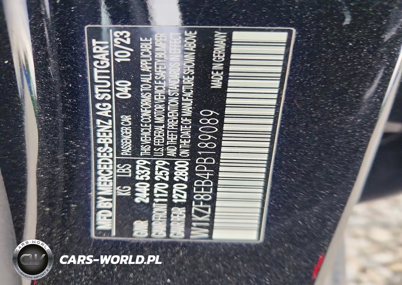 2023 Mercedes-Benz E 350 4Matic VIN:W1KZF8EB4PB189089 - 12