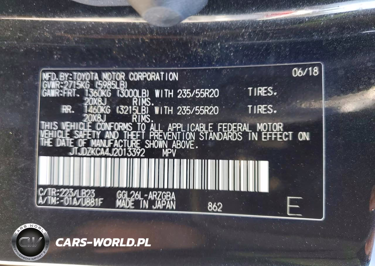 2018 Lexus Rx 350L Base VIN:JTJDZKCA4J2013392 - 14