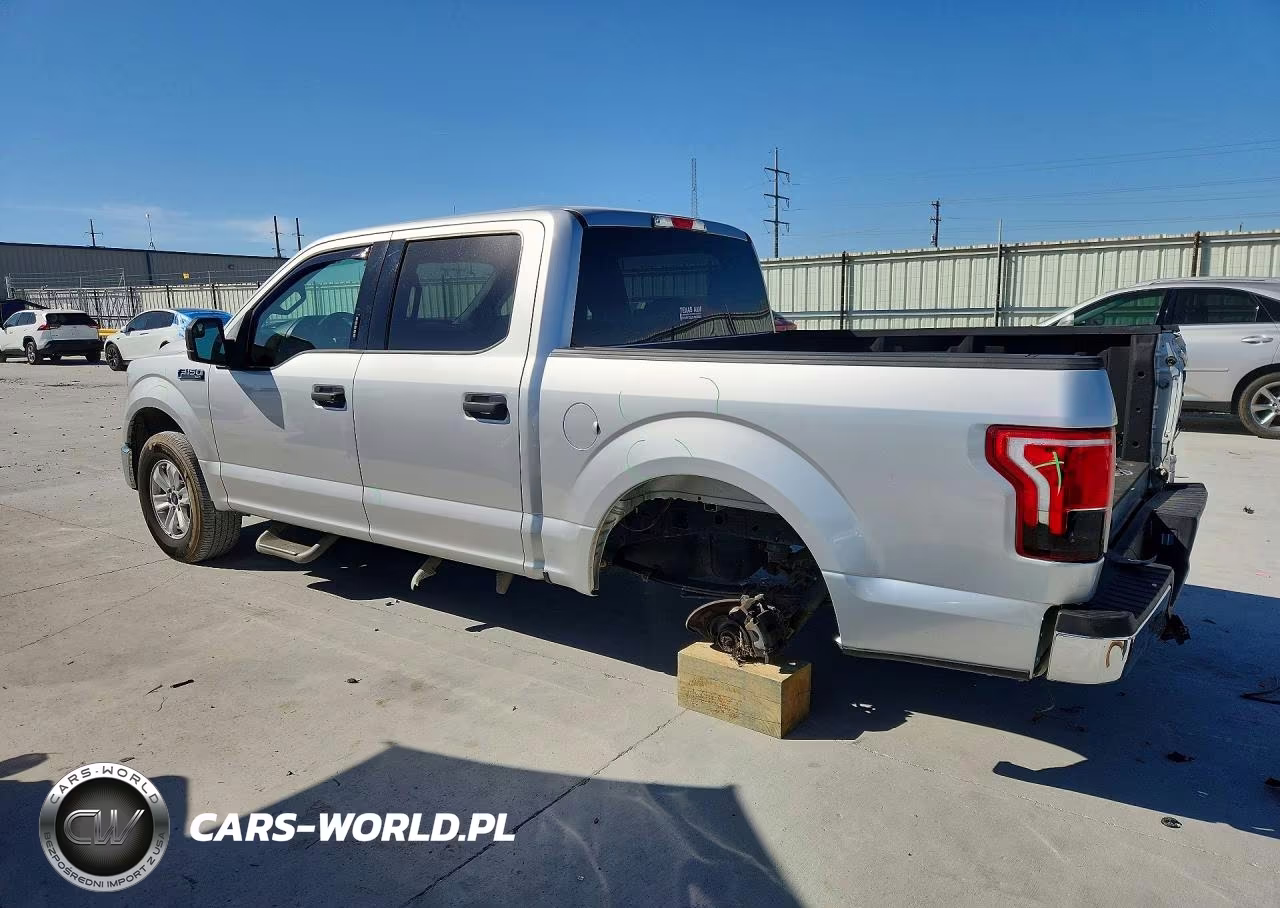 2017 Ford F150 Supercrew VIN:1FTEW1C80HFB82125 - 2