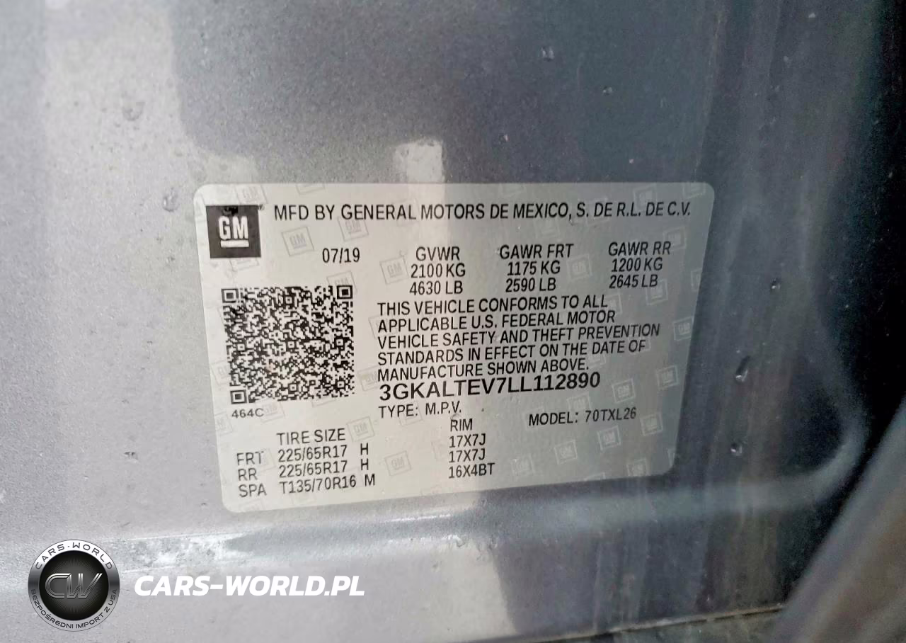 2020 GMC Terrain Sle VIN:3GKALTEV7LL112890 - 12