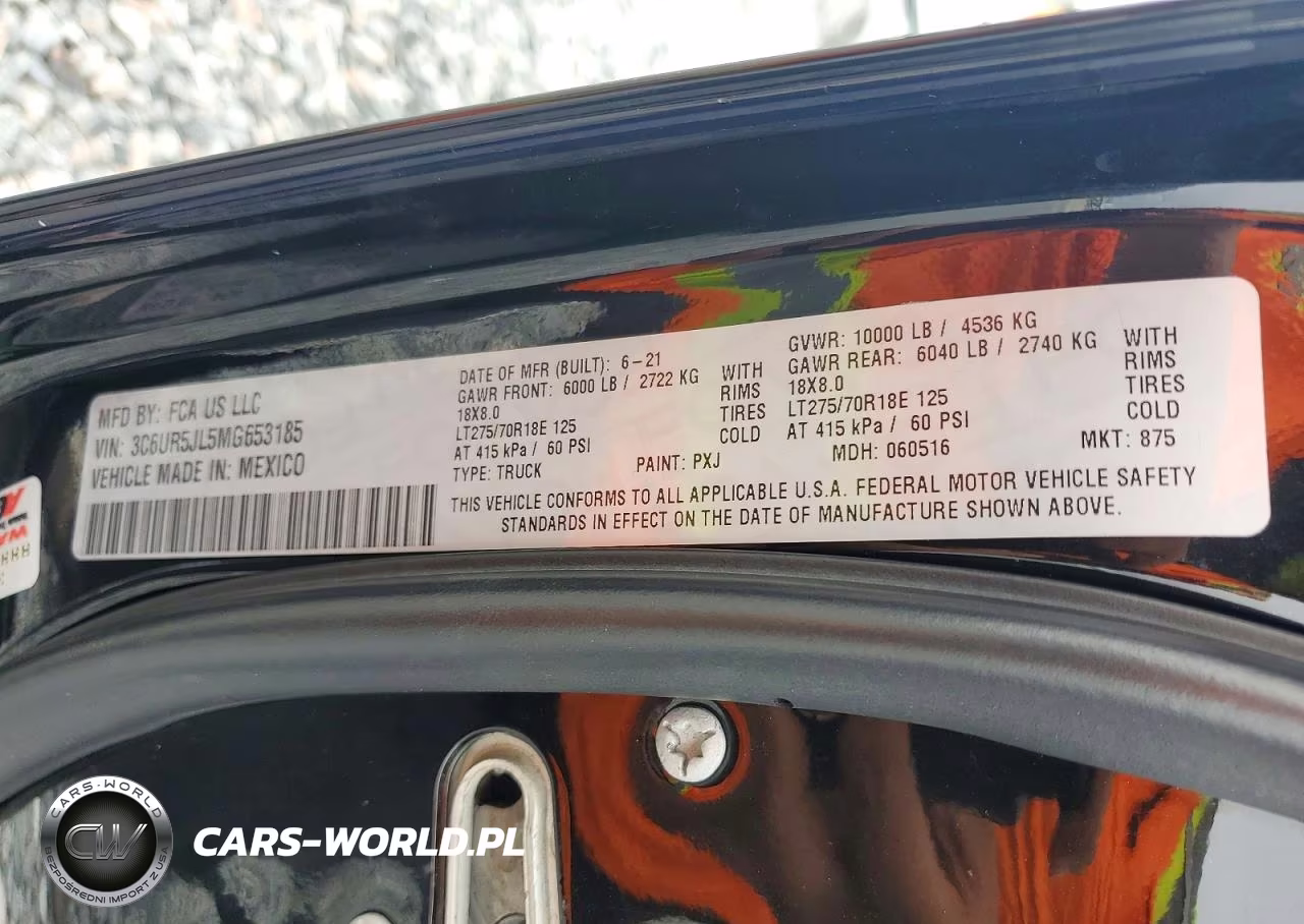 2021 Ram 2500 Big Horn VIN:3C6UR5JL5MG653185 - 12