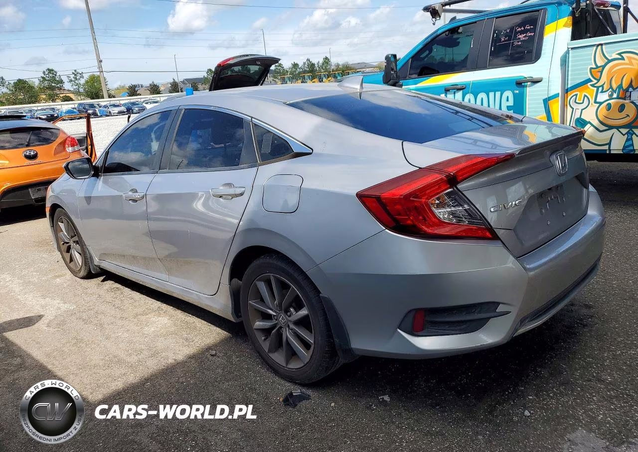 2019 Honda Civic Exl VIN:JHMFC1F76KX011573 - 2