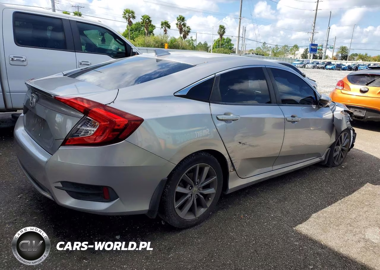 2019 Honda Civic Exl VIN:JHMFC1F76KX011573 - 3