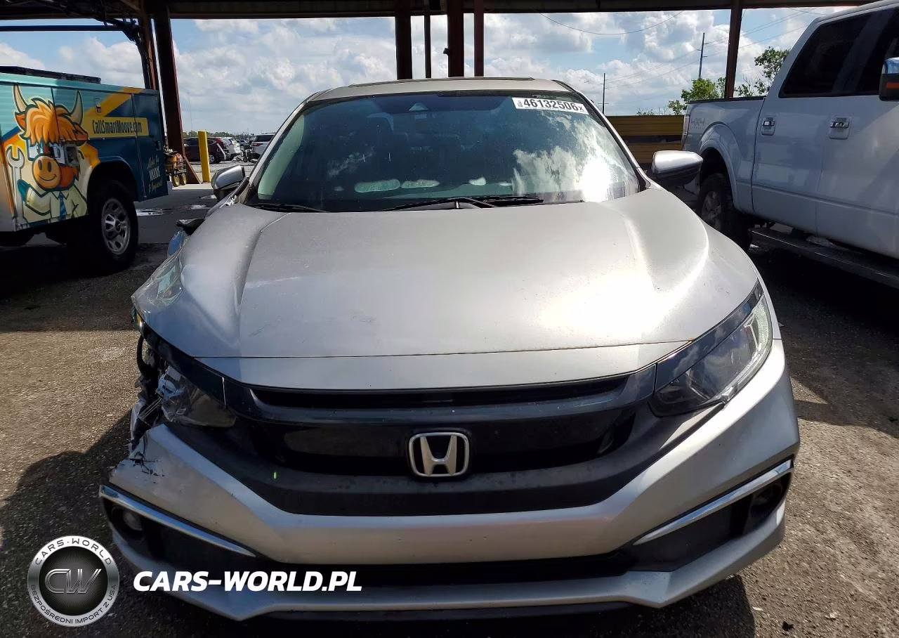 2019 Honda Civic Exl VIN:JHMFC1F76KX011573 - 5