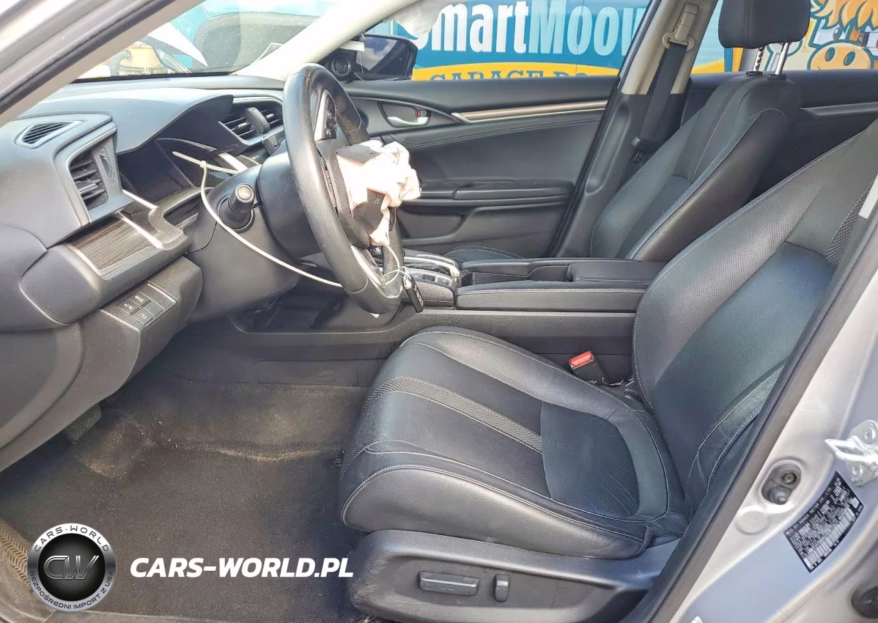 2019 Honda Civic Exl VIN:JHMFC1F76KX011573 - 7