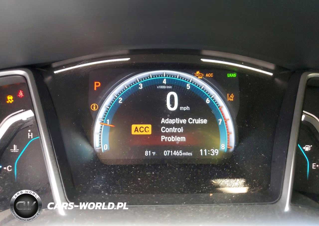 2019 Honda Civic Exl VIN:JHMFC1F76KX011573 - 9