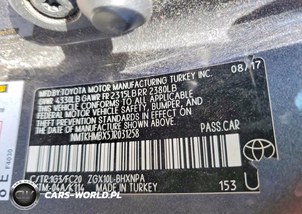 2018 Toyota C-Hr Xle Premium VIN:NMTKHMBX5JR031258 - 12