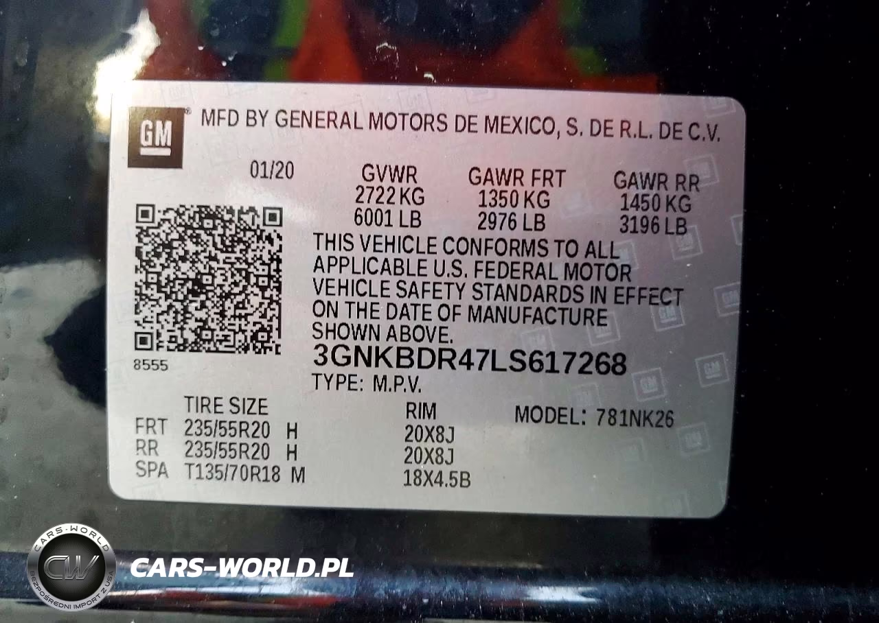 2020 Chevrolet Blazer 3Lt VIN:3GNKBDR47LS617268 - 13