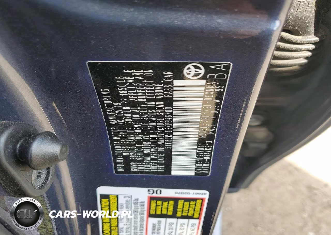 2019 Toyota Corolla Le VIN:5YFBURHE8KP946700 - 12