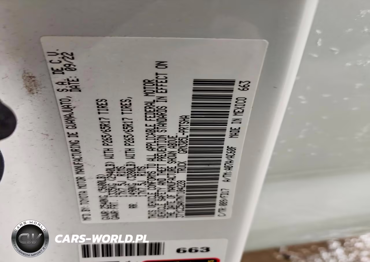 2022 Toyota Tacoma Trd Sport VIN:3TYCZ5AN7NT104228 - 13