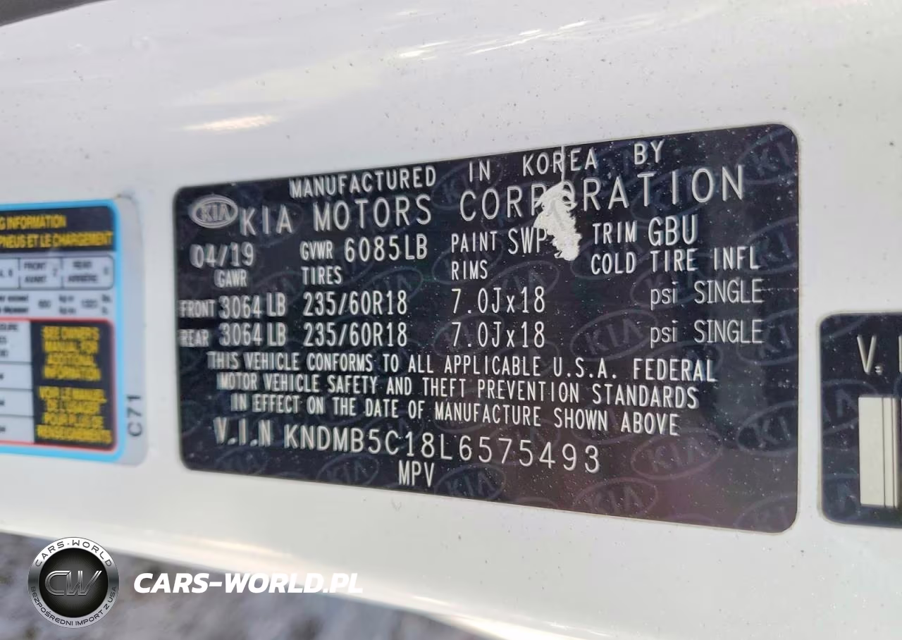 2020 Kia Sedona Ex VIN:KNDMB5C18L6575493 - 14