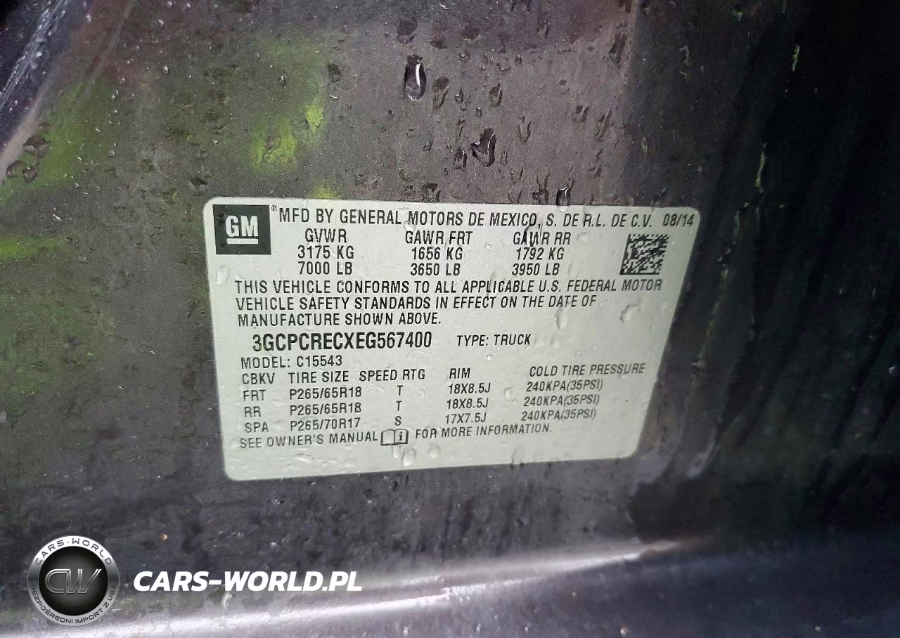 2014 Chevrolet Silverado C1500 Lt VIN:3GCPCRECXEG567400 - 13