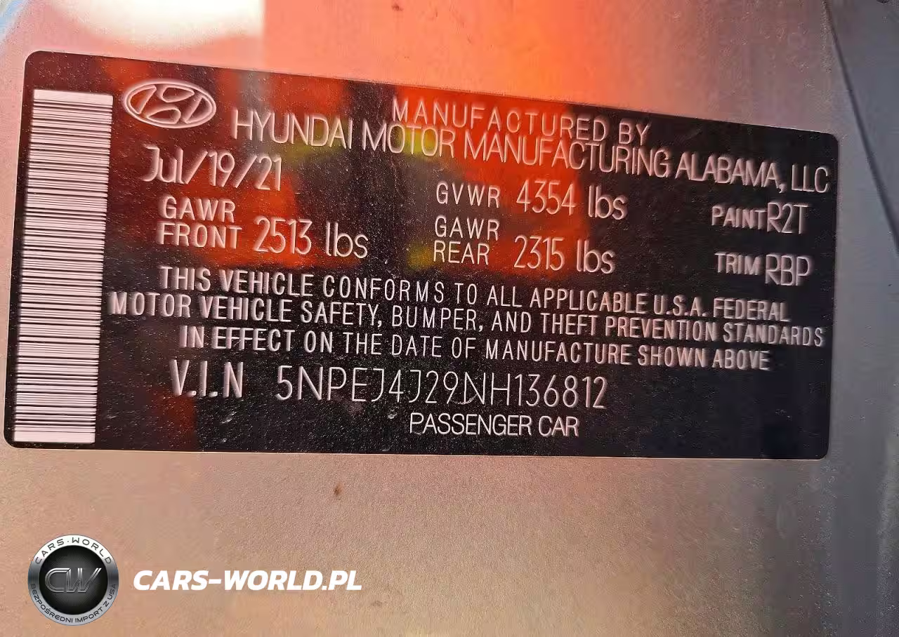 2022 Hyundai Sonata Sel Plus VIN:5NPEJ4J29NH136812 - 12