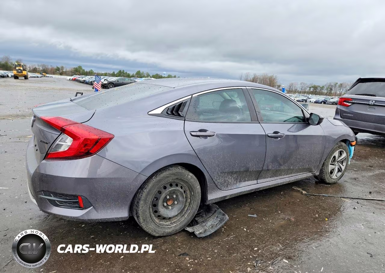 2019 Honda Civic Lx VIN:2HGFC2F63KH575654 - 3
