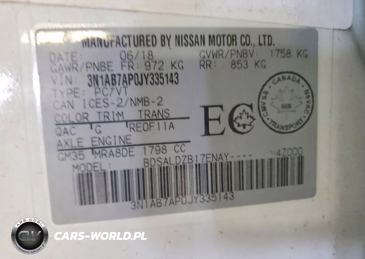 2018 Nissan Sentra S VIN:3N1AB7AP0JY335143 - 12