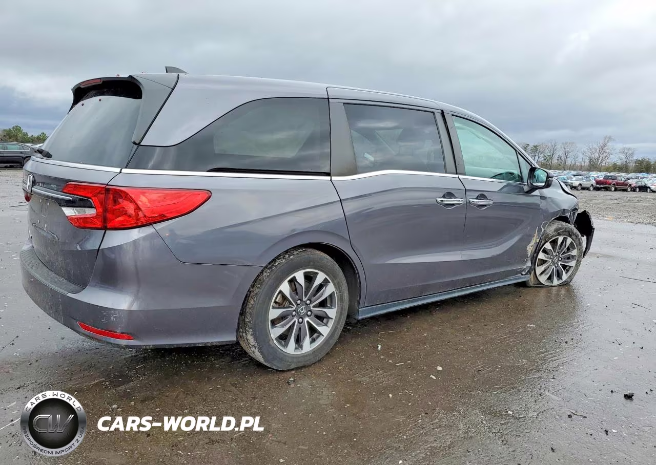 2022 Honda Odyssey Exl VIN:5FNRL6H78NB060734 - 3