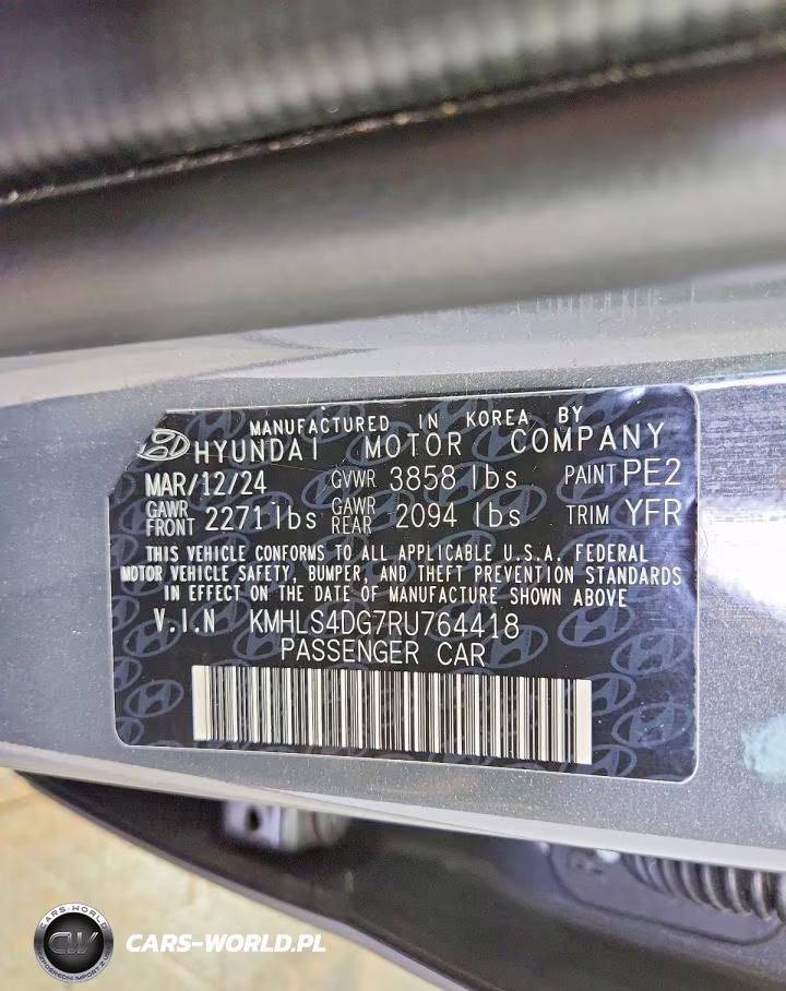 2024 Hyundai Elantra Sel VIN:KMHLS4DG7RU764418 - 12