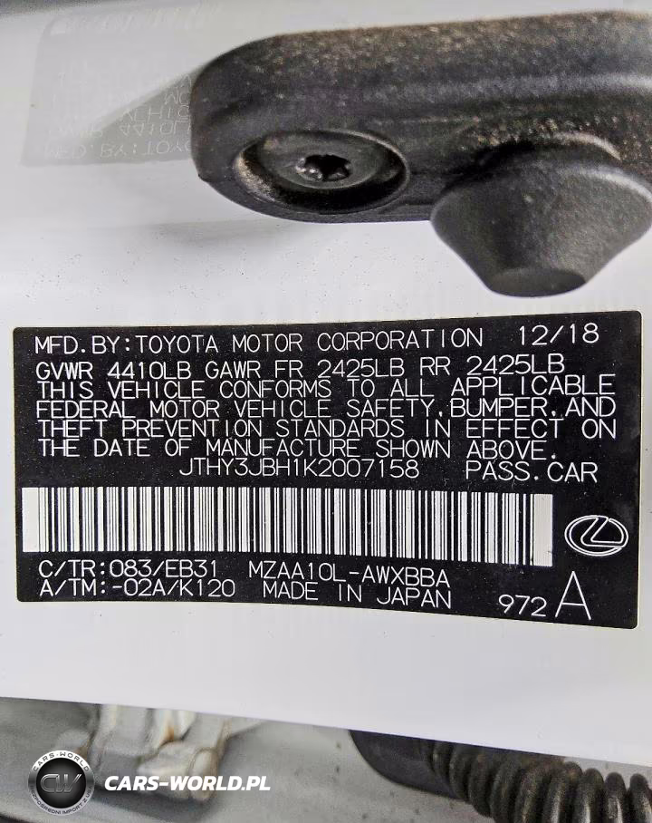 2019 Lexus Ux 200 F Sport VIN:JTHY3JBH1K2007158 - 13