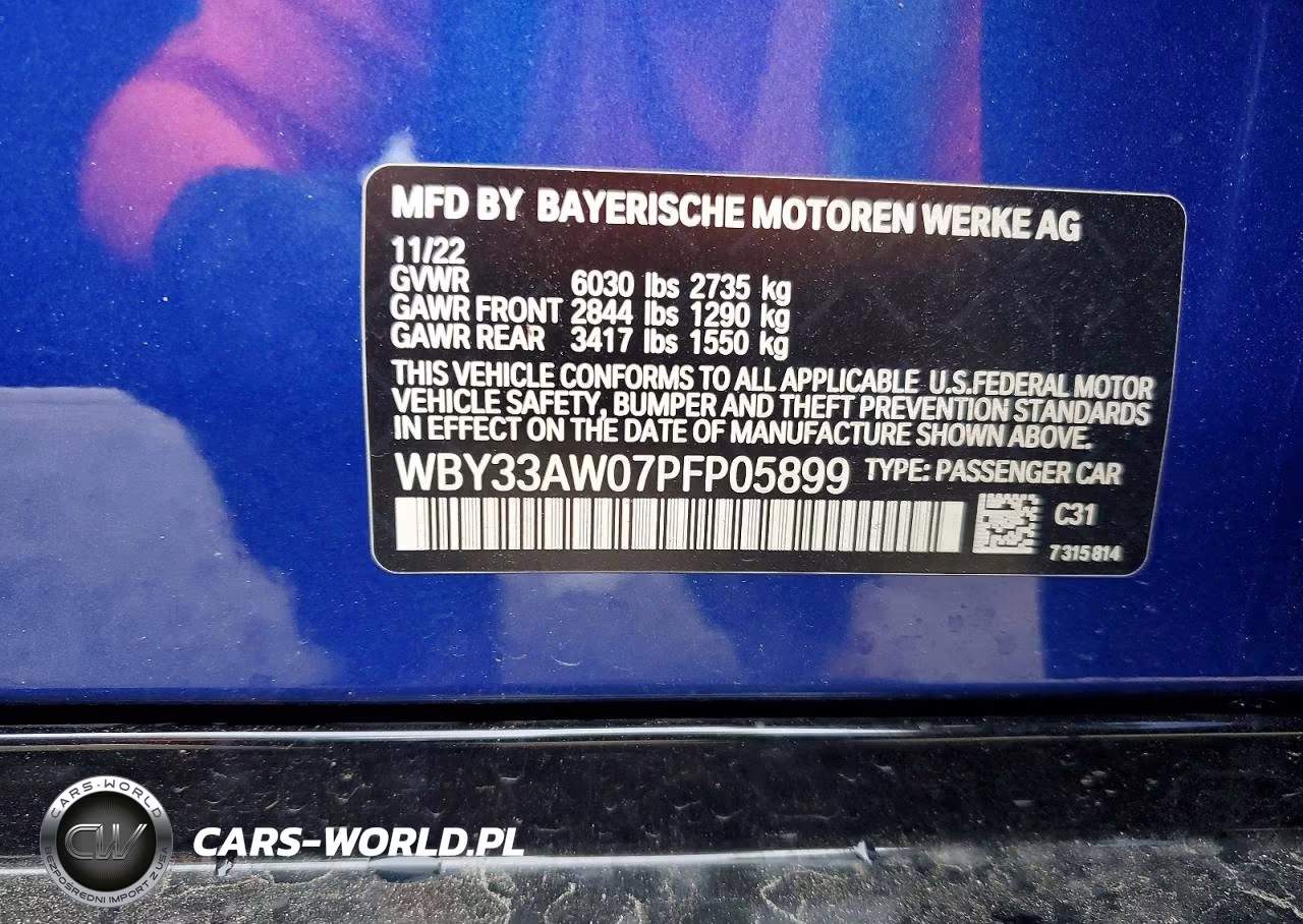 2023 BMW I4 M50 VIN:WBY33AW07PFP05899 - 12
