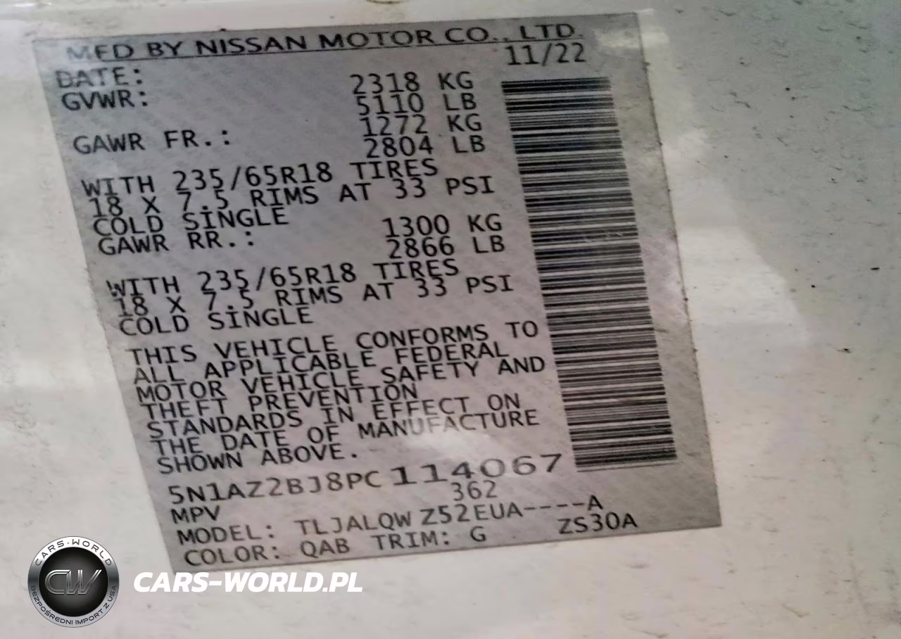 2023 Nissan Murano Sv VIN:5N1AZ2BJ8PC114067 - 13
