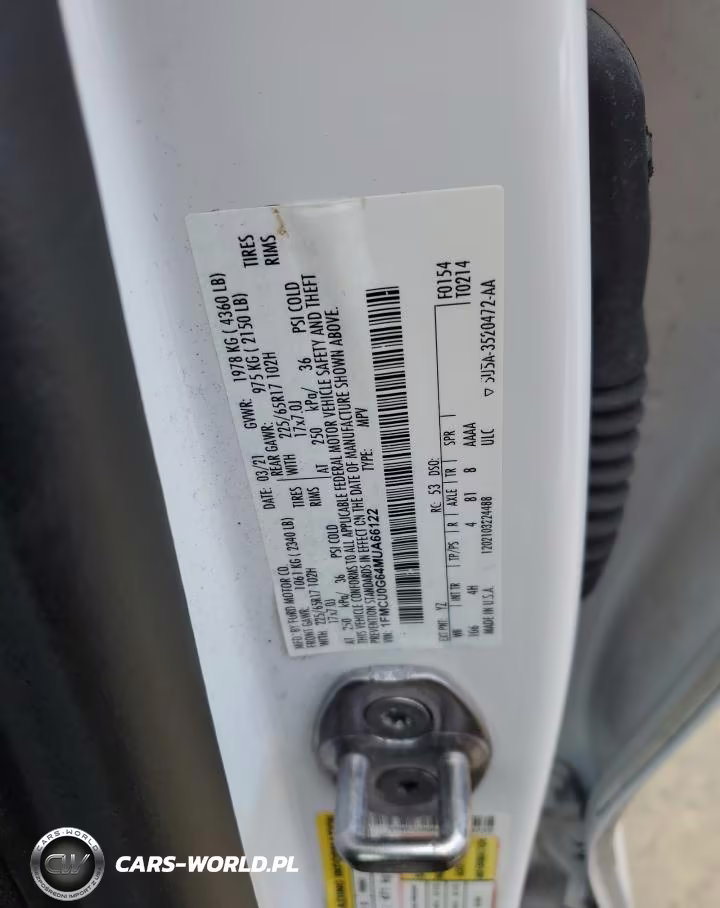 2021 Ford Escape Se VIN:1FMCU0G64MUA66122 - 13