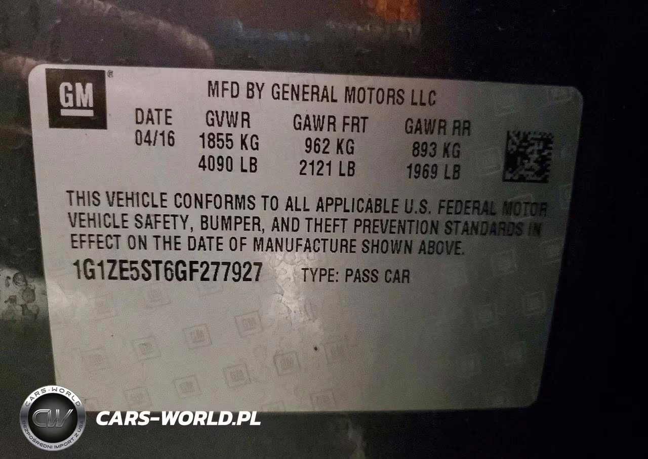 2016 Chevrolet Malibu Lt VIN:1G1ZE5ST6GF277927 - 13