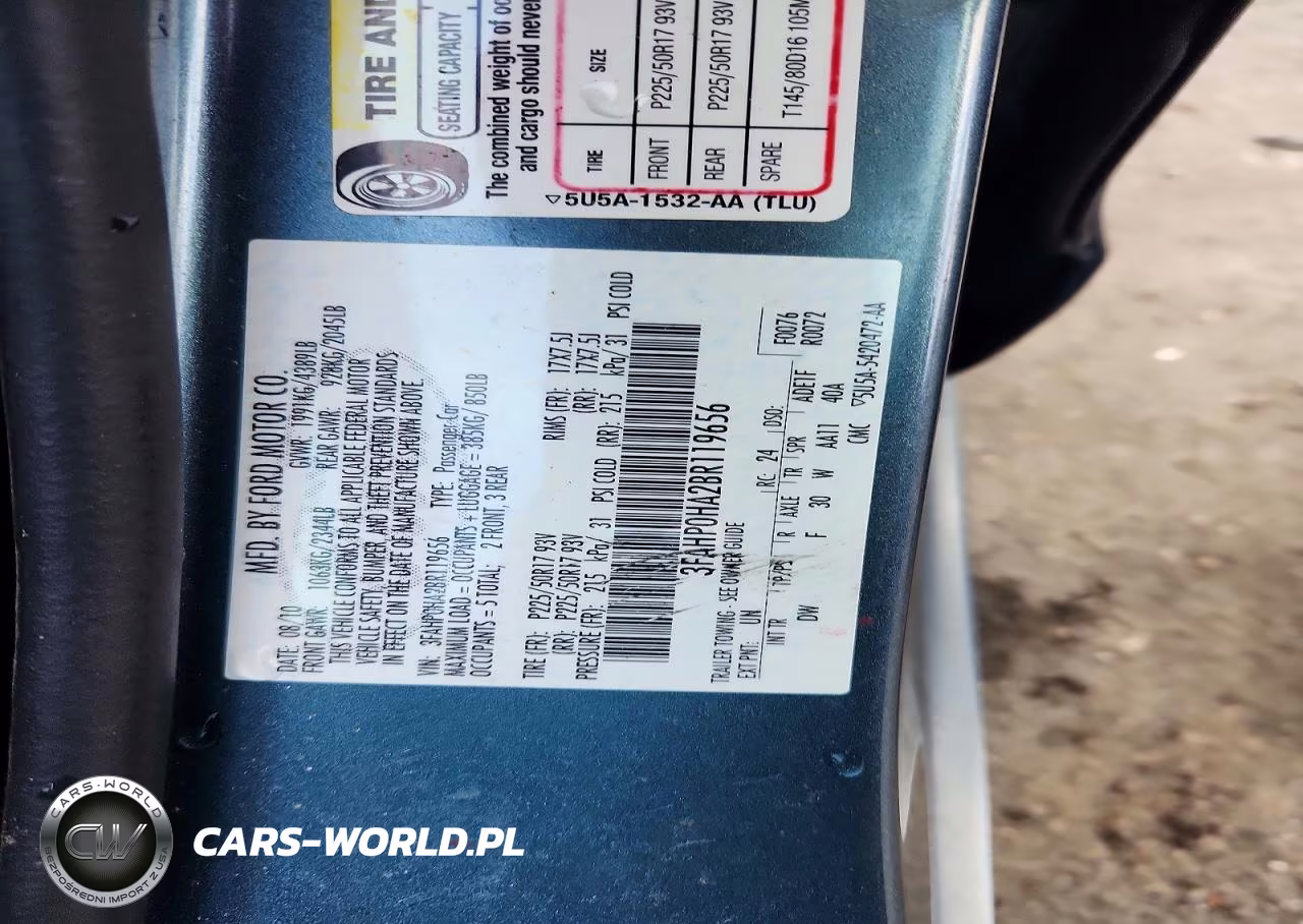 2011 Ford Fusion Se VIN:3FAHP0HA2BR119656 - 13