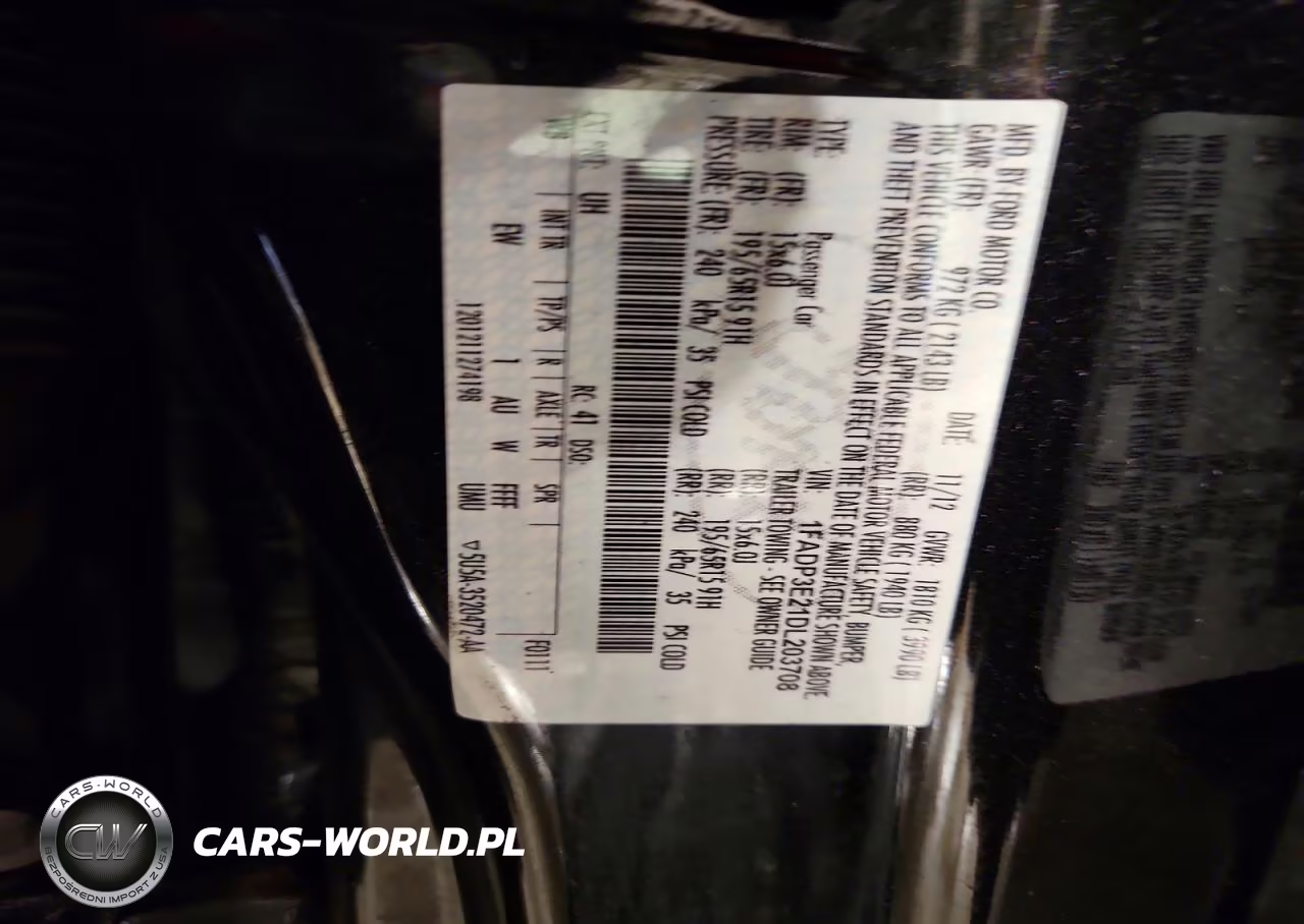 2013 Ford Focus S VIN:1FADP3E21DL203708 - 13