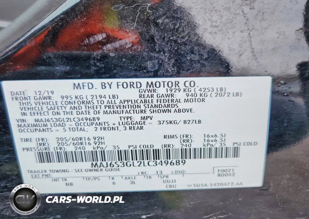 2020 Ford Ecosport Se VIN:MAJ6S3GL2LC349689 - 13
