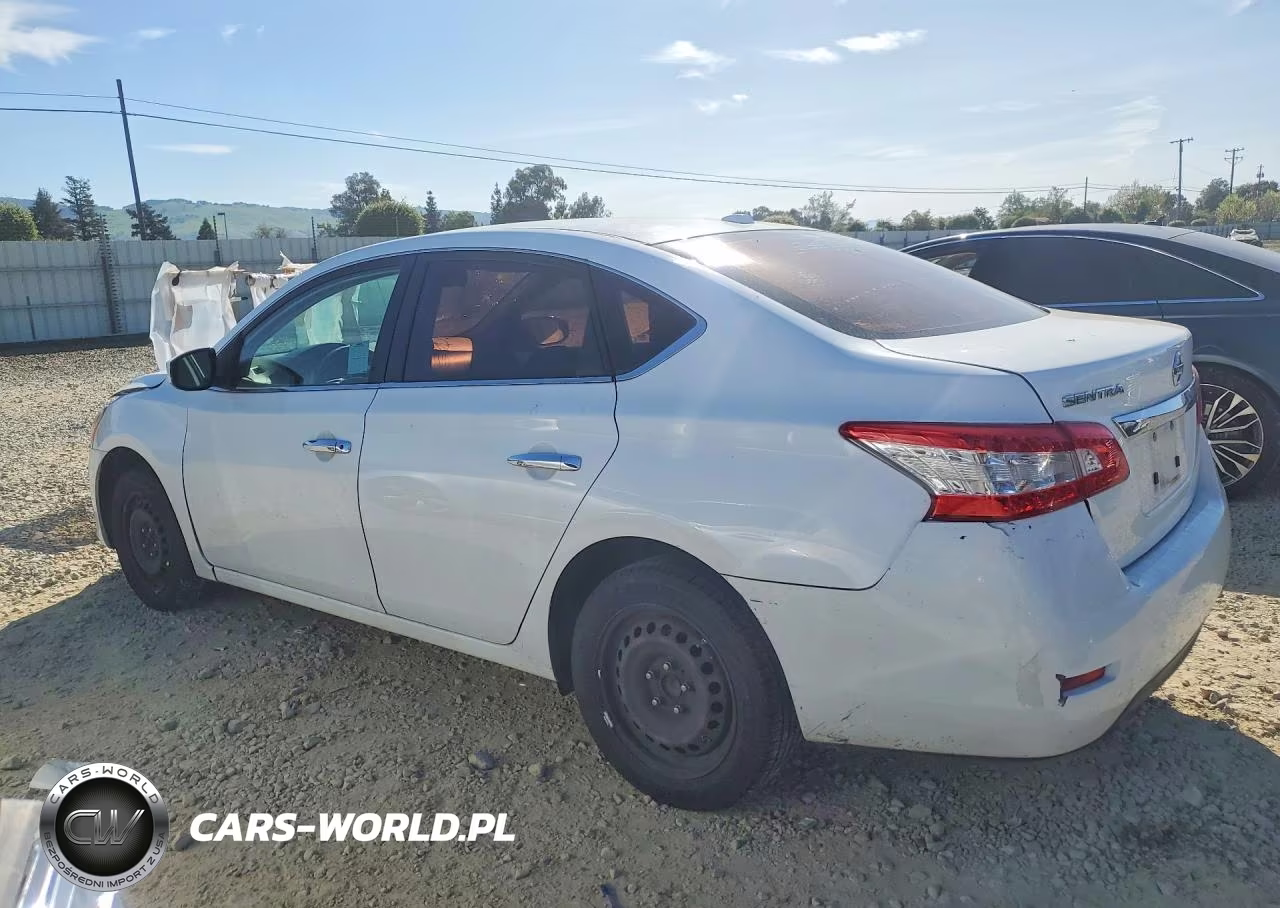 2015 Nissan Sentra Sv VIN:3N1AB7AP2FY227744 - 2