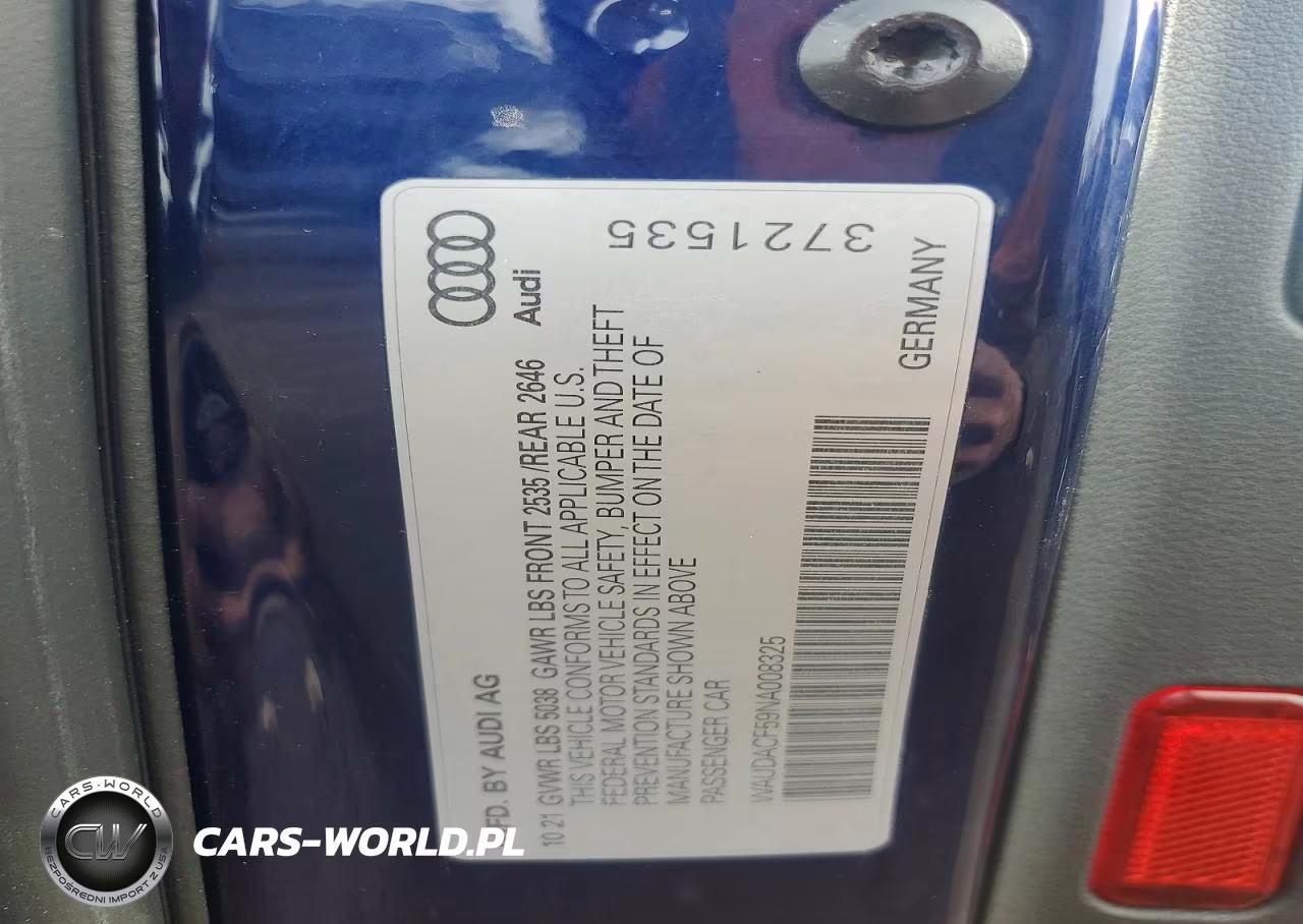 2022 Audi A5 Premium 45 VIN:WAUDACF59NA008325 - 12
