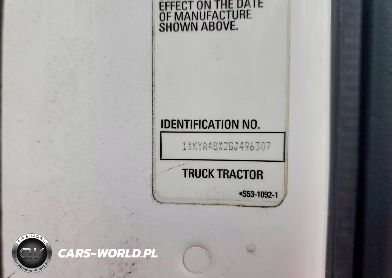 2016 Kenworth T680 Semi Truck VIN:1XKYA48X2GJ496307 - 10