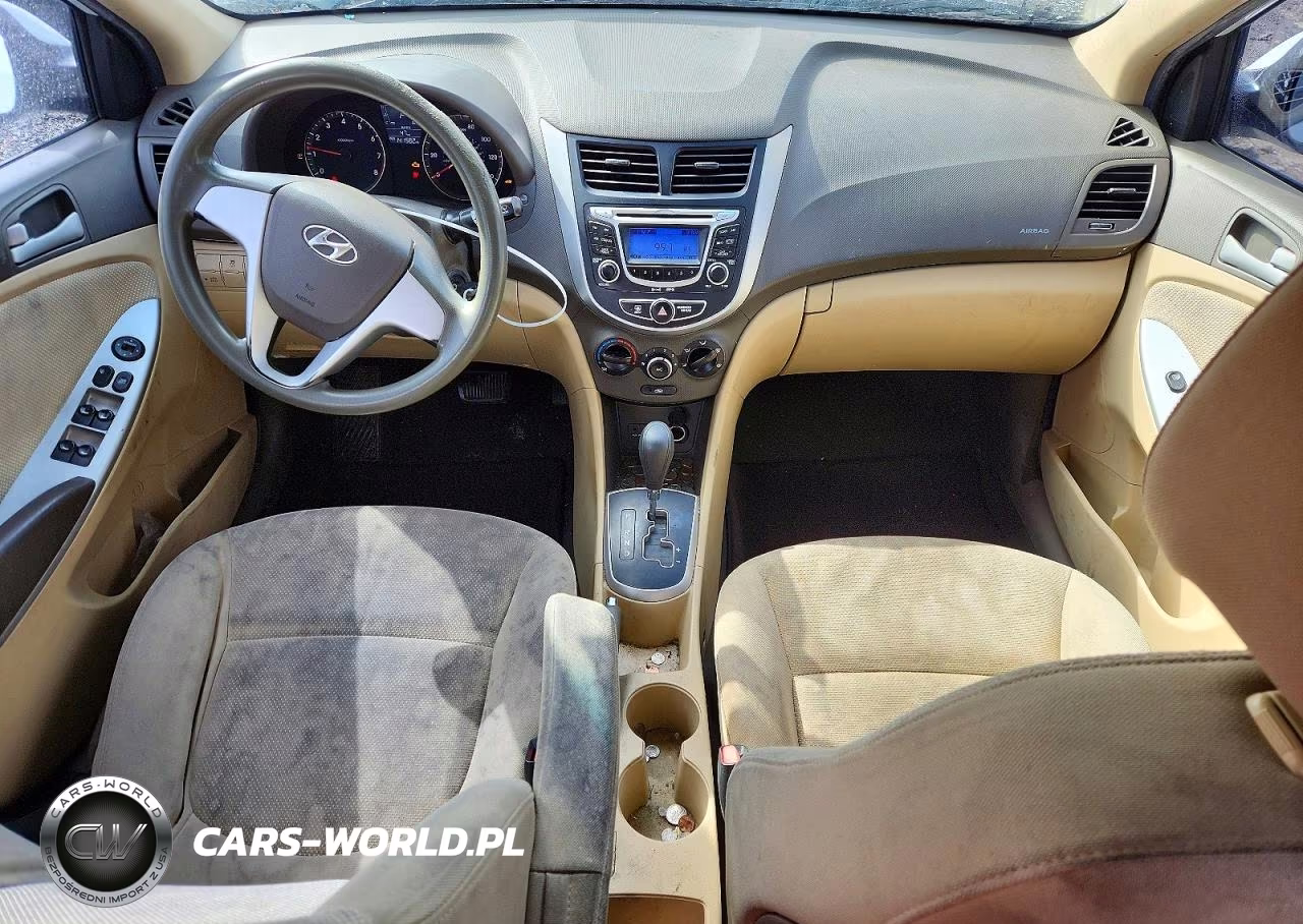 2013 Hyundai Accent Gls VIN:KMHCT4AE2DU411464 - 8