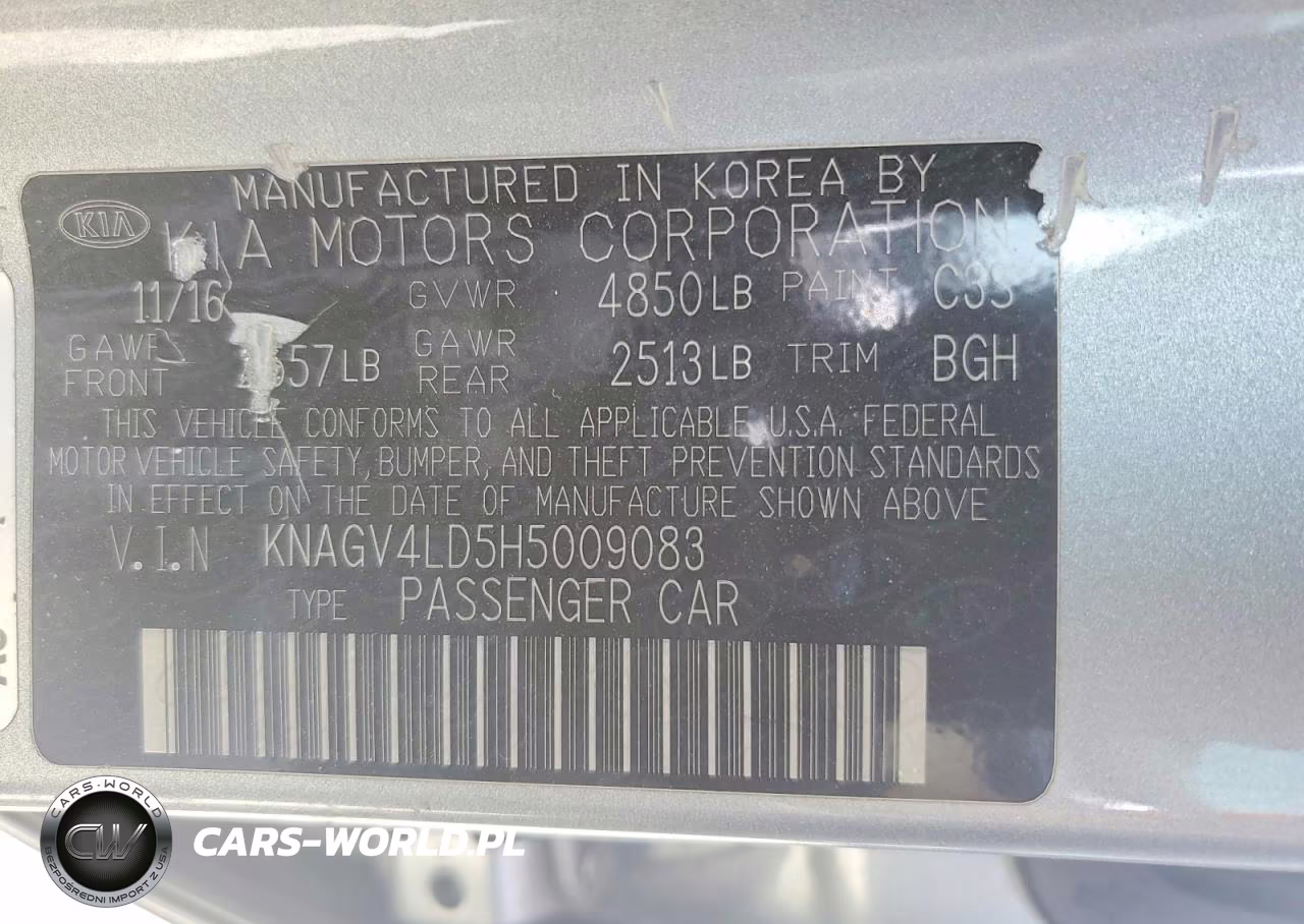 2017 Kia Optima Plug-In Hybrid Ex VIN:KNAGV4LD5H5009083 - 13