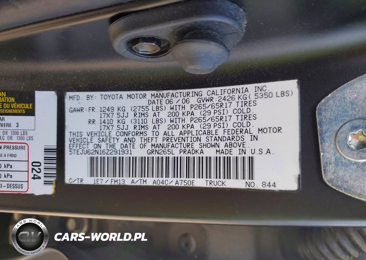 2006 Toyota Tacoma Prerunner V6 VIN:5TEJU62N16Z291931 - 12