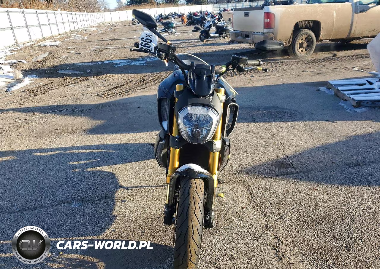 2022 Ducati Diavel 1260 S VIN:ZDMGAHRW3NB005680 - 2