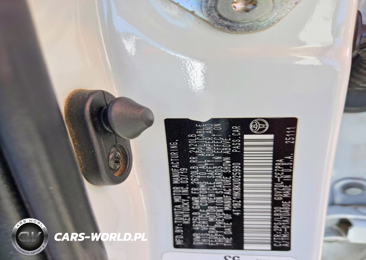 2019 Toyota Camry Xse V6 VIN:4T1BZ1HK8KU025990 - 12