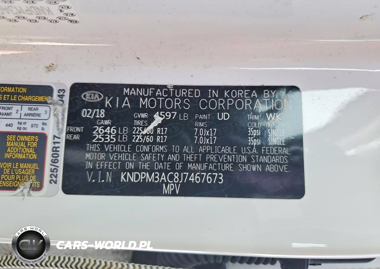 2018 Kia Sportage Lx VIN:KNDPM3AC8J7467673 - 13