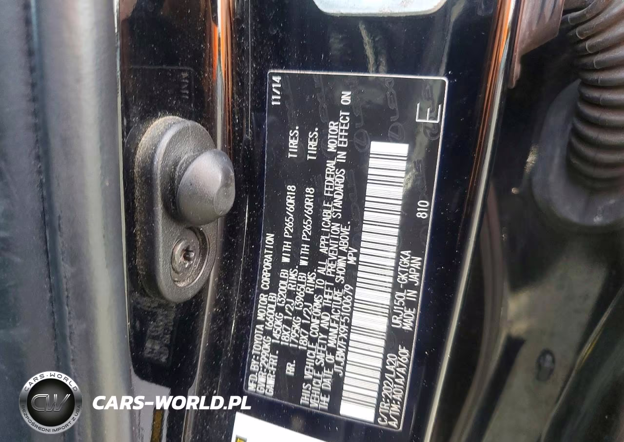 2015 Lexus Gx 460 Base VIN:JTJBM7FX9F5100679 - 13