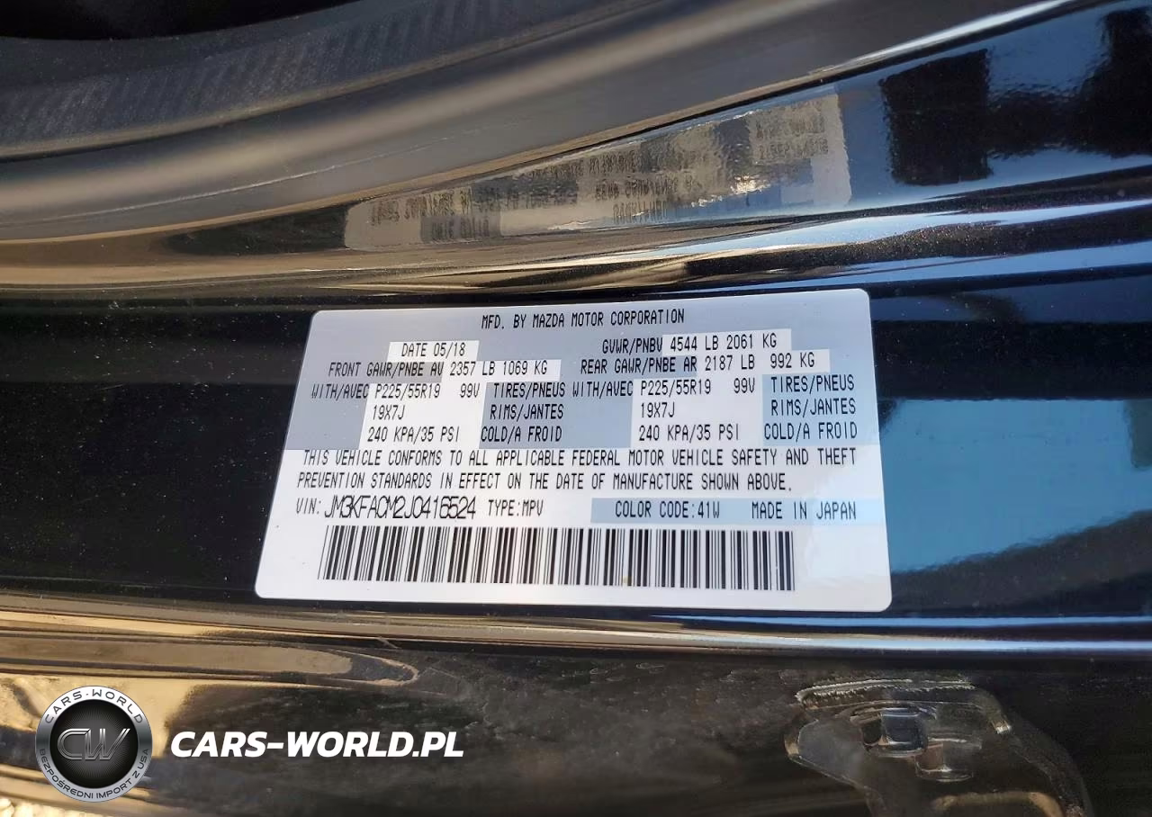 2018 Mazda Cx-5 Touring VIN:JM3KFACM2J0416524 - 13