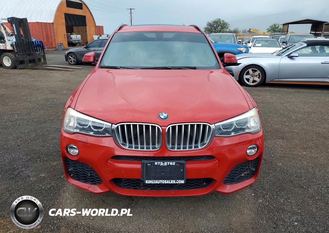 2016 BMW X3 xDrive35I VIN:5UXWX7C54G0R17652 - 5