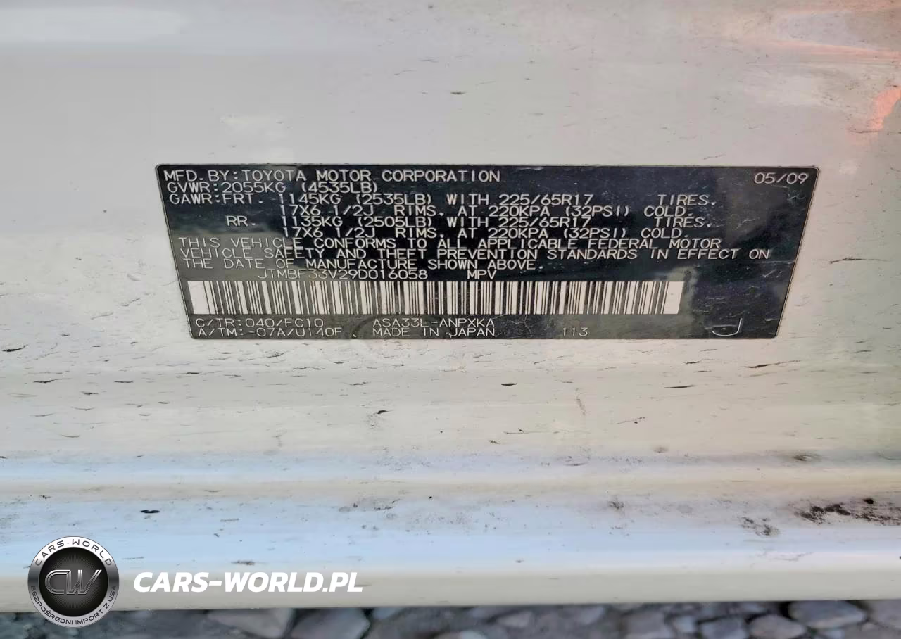 2009 Toyota Rav 4 VIN:JTMBF33V29D016058 - 13