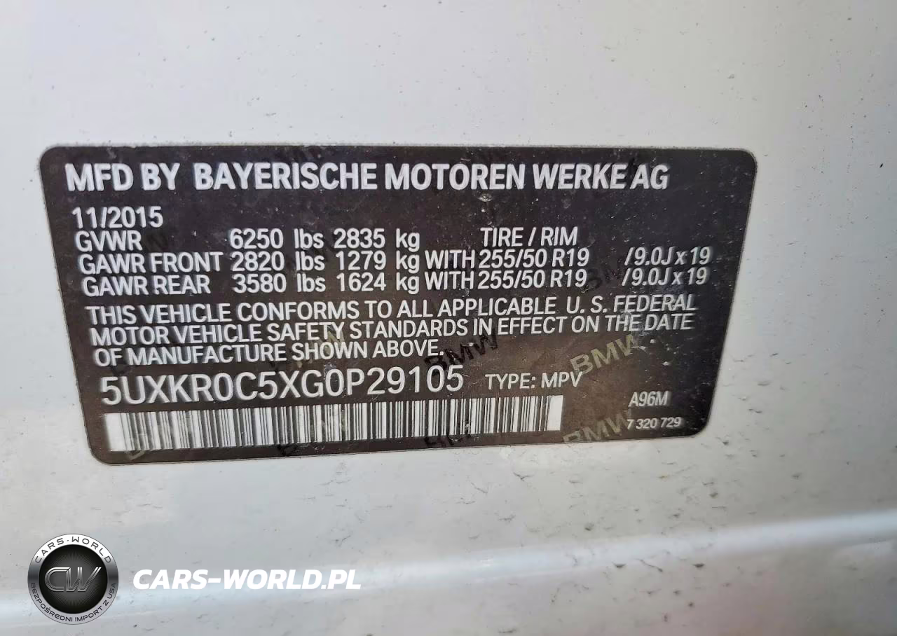 2016 BMW X5 xDrive35I VIN:5UXKR0C5XG0P29105 - 12