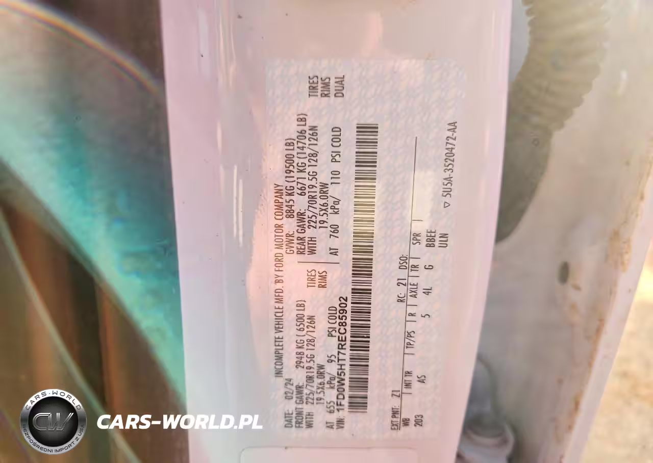 2024 Ford F550 Super Duty Utility - Service Truck VIN:1FD0W5HT7REC85902 - 13