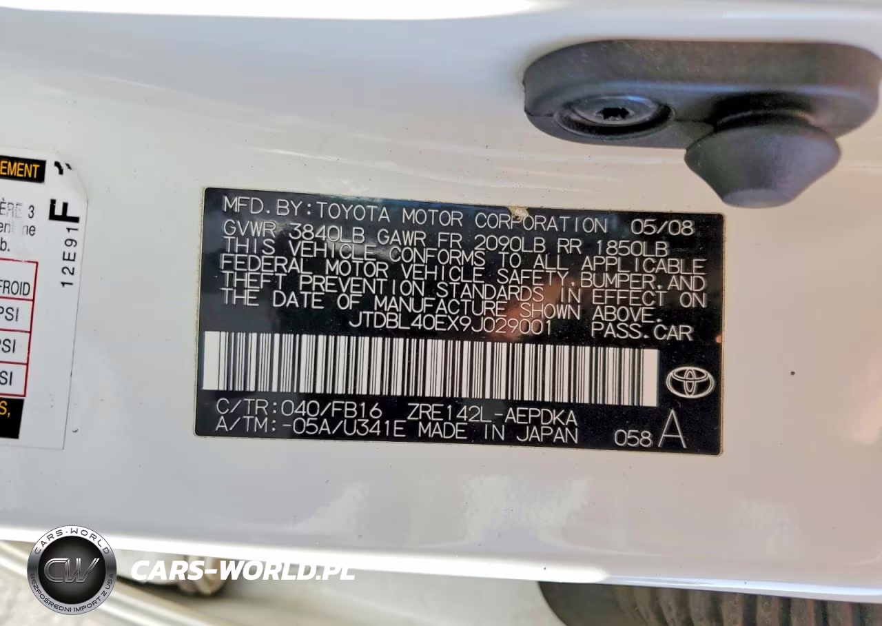 2009 Toyota Corolla Le VIN:JTDBL40EX9J029001 - 12