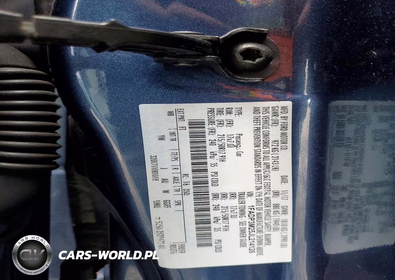 2018 Ford Focus Sel VIN:1FADP3M25JL214126 - 12