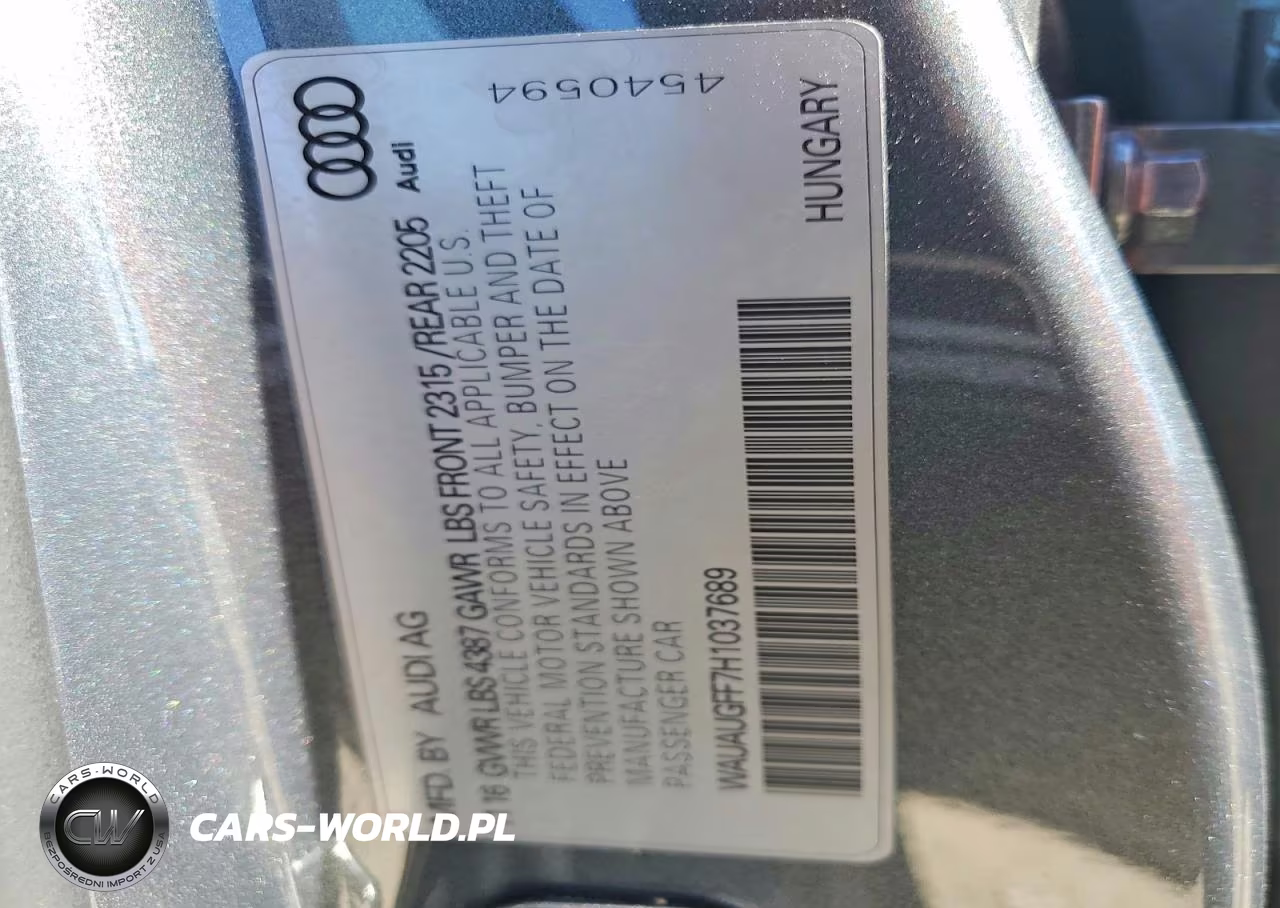 2017 Audi A3 Premium VIN:WAUAUGFF7H1037689 - 13